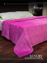 Pink Luxury AC Emboss Fleece Blanket